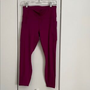 Athleta Women's Magenta Cropped Pants